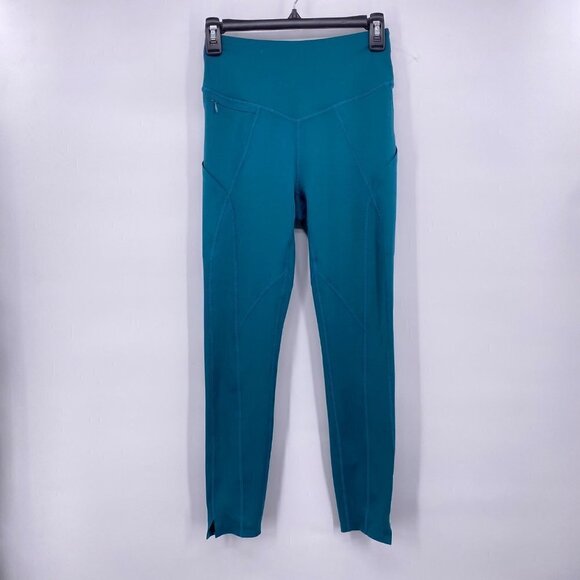 Free People FP Movement Green Leggings Women's Size Small - Picture 1 of 11